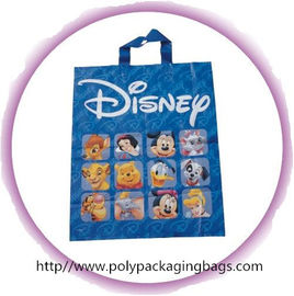La poignée en plastique de boucle molle bleue de Disney de mode met en sac promotionnel