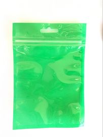 Le zip-lock transparent d'aluminium met en sac le vert et le noir de couleur adaptés aux besoins du client par emballage