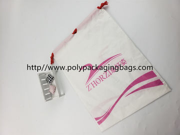Sachets en plastique de Fashional avec la fermeture de cordon, logo adapté aux besoins du client imprimée