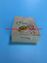 Huit rescellables - sac fait face de papier d'emballage pour l'emballage sec de grain de café