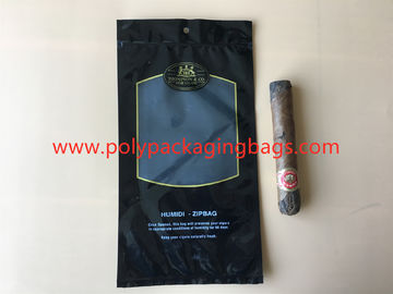 Sacs noirs classiques d'humidificateur de cigare avec hydrater de la fenêtre 4-6 - gardant la taille 13,5 * 25cm frais