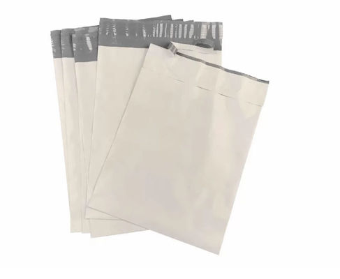 Poly sac de expédition blanc opaque imperméable 12x15.5