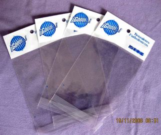 Hauts petits sachets en plastique clairs de BOPP avec le trou de cintre pour l'emballage de cadeau