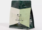Le sachet en matière plastique rescellable vide de fond plat de café a adapté le joint aux besoins du client de 8 côtés