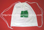 Le sac à dos en plastique léger blanc de cordon met en sac pour le téléphone portable/Handphone