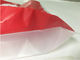 Année en plastique faite sur commande de couleur rouge de sacs à provisions de poignée rigide de HPPE nouvelle imprimée