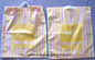 Sacs en plastique blancs adaptés aux besoins du client de cordon de serrage, sacs poly de cordon de ruban