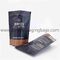 Tenez le sac zip-lock noir en plastique de Mylar de sacs d'emballage de café de forme