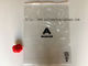 Sachet en plastique transparent de scellage zip-lock de PE de 0.09mm