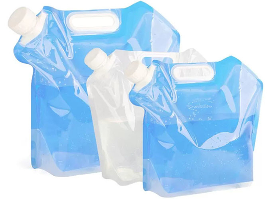 5 / 10 litres de conteneur en plastique pliant de l'eau, sac d'eau se pliant pour l'alpiniste