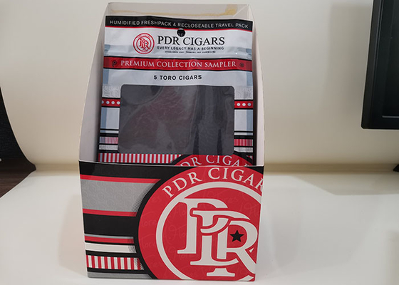 Sacs humidifiés par cigare de promotion de Noël, sacs d'emballage de cigare avec la boîte de présentation