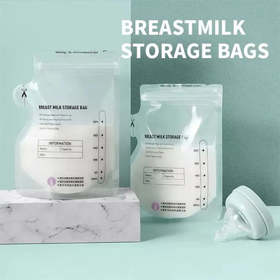 Tenez le stockage zip-lock de lait maternel met en sac bébé libre pré stérilisée et de BPA