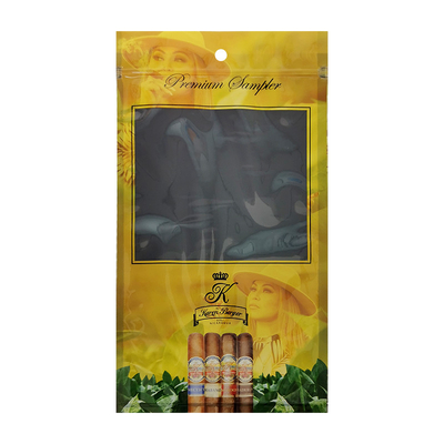 Sacs humidificateurs pour cigares à fermeture à glissière imprimés sur mesure 69% ~ 75% RH