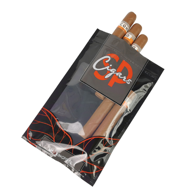 Sacs d'humidification personnalisés pour cigares avec système d'humidification et fermeture zippée