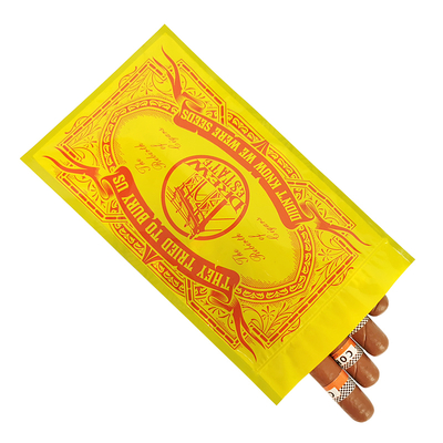 Vente directe d'usine de sacs à cigares haut de gamme personnalisés/sacs à cigares d'humidité avec fermeture éclair et fenêtres