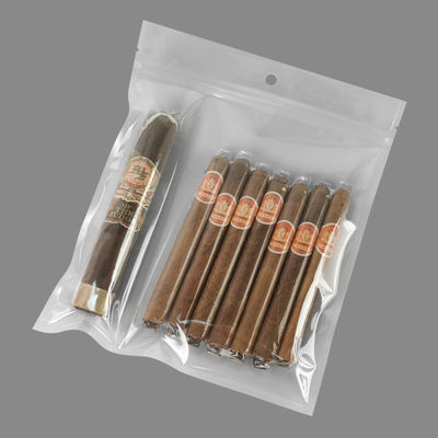 Nouveau design de sac humidor en plastique résistant à l'humidité avec fermeture à glissière conservant la fraîcheur de l'humidité