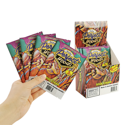 Logo personnalisé  Sac en Mylar thermoscellable pour l'humidité Emballage de tabac Zip Plastique Humidor Cigares Sachets Ziplock