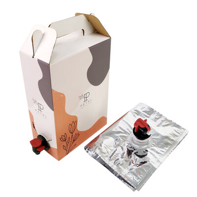 Sac de surface lisse en boîte Emballage en plastique sans robinet Convient pour les applications de stockage de produits chimiques et de liquides