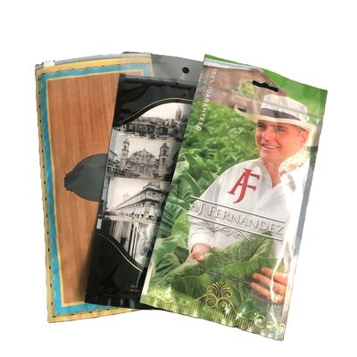 TPU et PE de qualité alimentaire Sacs à cigares personnalisés Design ziplock Durable Solutions d'emballage de protection réutilisable pour le stockage des cigares