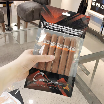 0.09mm Matériaux Sacs pour cave à cigares avec feuille d'humidité intérieure Options de couleur personnalisées conçus pour la conservation des cigares
