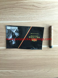 Le cigare classique met en sac le cigare de tirette met en sac les enveloppes de empaquetage de cigare de cigare zip-lock de poches