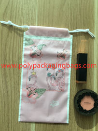 Sachets en plastique de cordon de corde de CPE de mode pour l'emballage de rouge à lèvres/montre/écharpe de dames