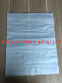 Matériel dégradable transparent blanc de empaquetage scellé par côtés de protection de l'environnement de 3 poly sacs