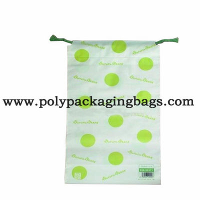 l'épaisseur de 0.16mm a givré EVA Plastic Drawstring Bags
