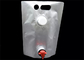 Sac portatif de bavoir de catégorie comestible dans la poche de bec de papier aluminium de boîte avec le robinet/broche rouges