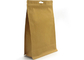 Le zip-lock aluminisé de papier de fond plat emballage met en sac pour l'emballage de poudre de thé