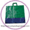 Sac mou de poignée de boucle de CPE/LDPE/HDPE, sacs à provisions en plastique faits sur commande