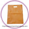La poignée découpée avec des matrices imprimée met en sac avec l'impression colorée, rouge/orange