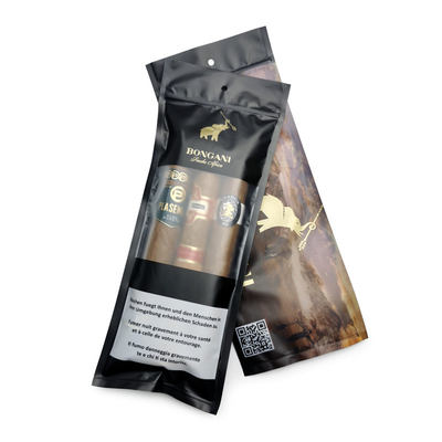 Sacs humidificateurs pour cigares Ziplock personnalisés avec système hydraté et fenêtre d'affichage 90 jours de conservation 20 capacités de cigares