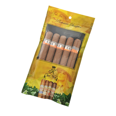 Sacs humidificateurs pour cigares à fermeture à glissière imprimés sur mesure 69% ~ 75% RH
