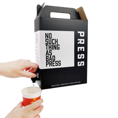 Distributeur de carton jetable de 1 L, 2 L, 3 L, jus emballé, boisson à base de café chaud, emballage liquide