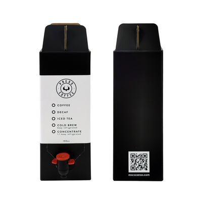 Distributeur de carton jetable de 1 L, 2 L, 3 L, jus emballé, boisson à base de café chaud, emballage liquide