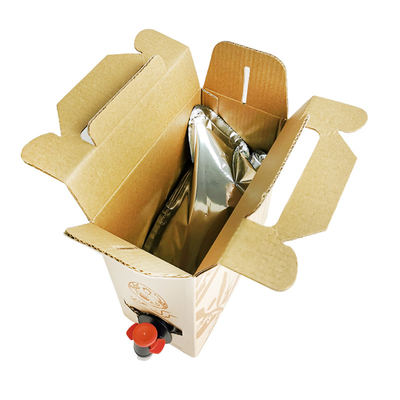 Emballage en boîte en aluminium de 1 litre, avec robinet distributeur, adapté aux sacs d'emballage pour jus liquides, vin, café et huile d'olive, avec robinet