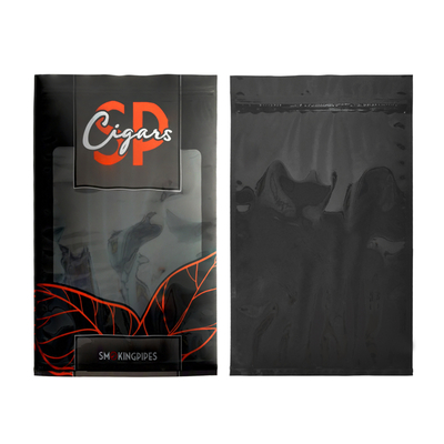 Sacs d'humidification personnalisés pour cigares avec système d'humidification et fermeture zippée