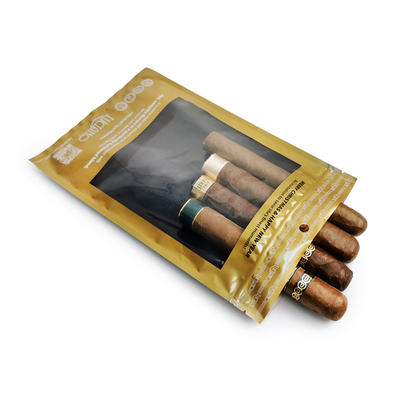 JiJiD Sacs d'impression personnalisés à l'épreuve de l'humidité Sacs à cigarettes à tabac Sacs d'emballage à fermeture à glissière Sacs à cigarettes humidifiés