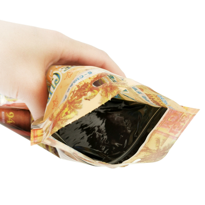Sac d'emballage pour cigares humide à fermeture à glissière imprimé sur mesure avec couche d'humidité