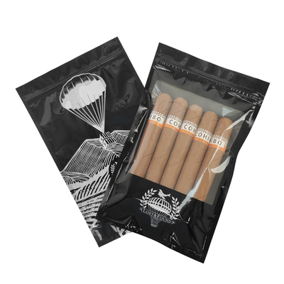 Sac à cigarettes portable et étanche à la fermeture à glissière pour les voyages d'affaires