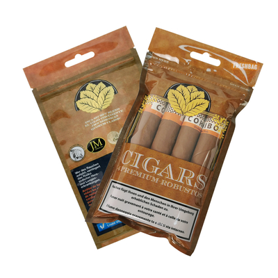 Étui de voyage à cigares de luxe en cuir personnalisé avec humidificateur, sac humidificateur portable doublé de cèdre, pochette Ziplock pour le contrôle de l'humidité