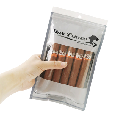 Sac d'humidité de cigare durable et réutilisable personnalisé avec fermeture à glissière New Age Produit d'emballage et d'impression pour cigares