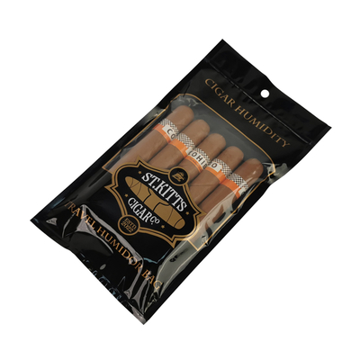En gros Eco-friendly Reutilisable Gardez les cigares humides et frais Produits du tabac Sacs à cigares Sac à fermeture éclair Sac à cigares Humidificateur de voyage