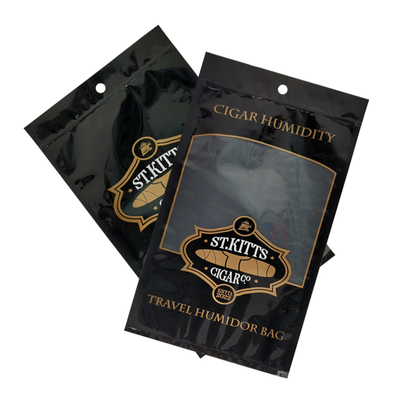 En gros Eco-friendly Reutilisable Gardez les cigares humides et frais Produits du tabac Sacs à cigares Sac à fermeture éclair Sac à cigares Humidificateur de voyage