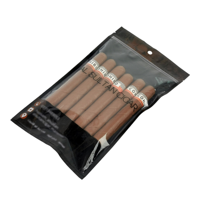 Sac d'humidité de cigare durable et réutilisable personnalisé avec fermeture à glissière New Age Produit d'emballage et d'impression pour cigares