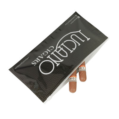 Emballage Fabricant Fermeture à glissière Poche d'emballage Cigarette Fermeture à glissière Sac en boîte Sac en plastique pour cigares