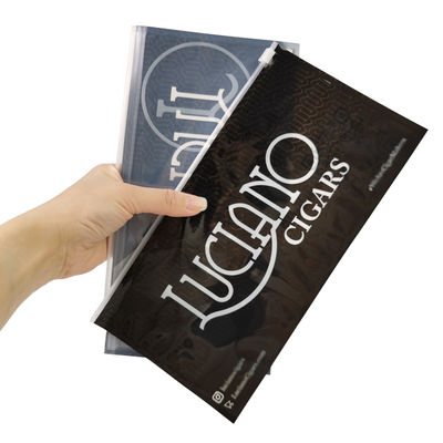 Emballage Fabricant Fermeture à glissière Poche d'emballage Cigarette Fermeture à glissière Sac en boîte Sac en plastique pour cigares