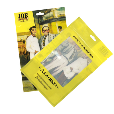 Sacoche d'emballage à fermeture à glissière Sac à cigarettes fermeture à glissière en boîte Sac en plastique pour cigares Fabricant professionnel d'emballages de tabac