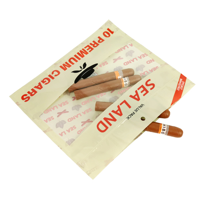 Sac à cigarettes résistant à l'humidité, sac d'emballage à feuilles naturelles pour tabac, sac d'emballage à cigarettes en film de polyester